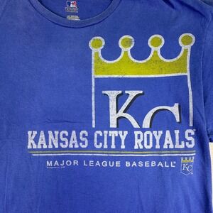 Kansas City Royals Baseball T‎ Shirt Royal Blue 2XL 2XG MLB Genuine Merchandise